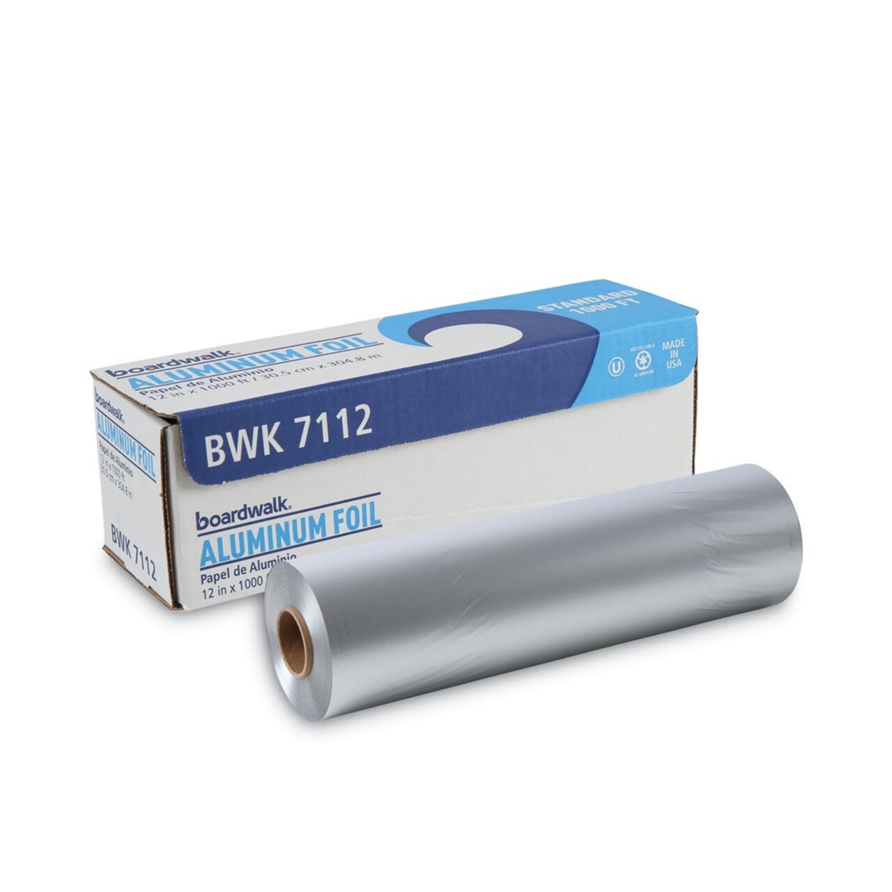 Boardwalk 12 in. x 1000 ft. 63 Gauge Standard Aluminum Foil Roll